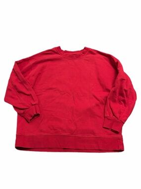 Lululemon Perfectly Oversized Crew (Dark Red) Size 10/12